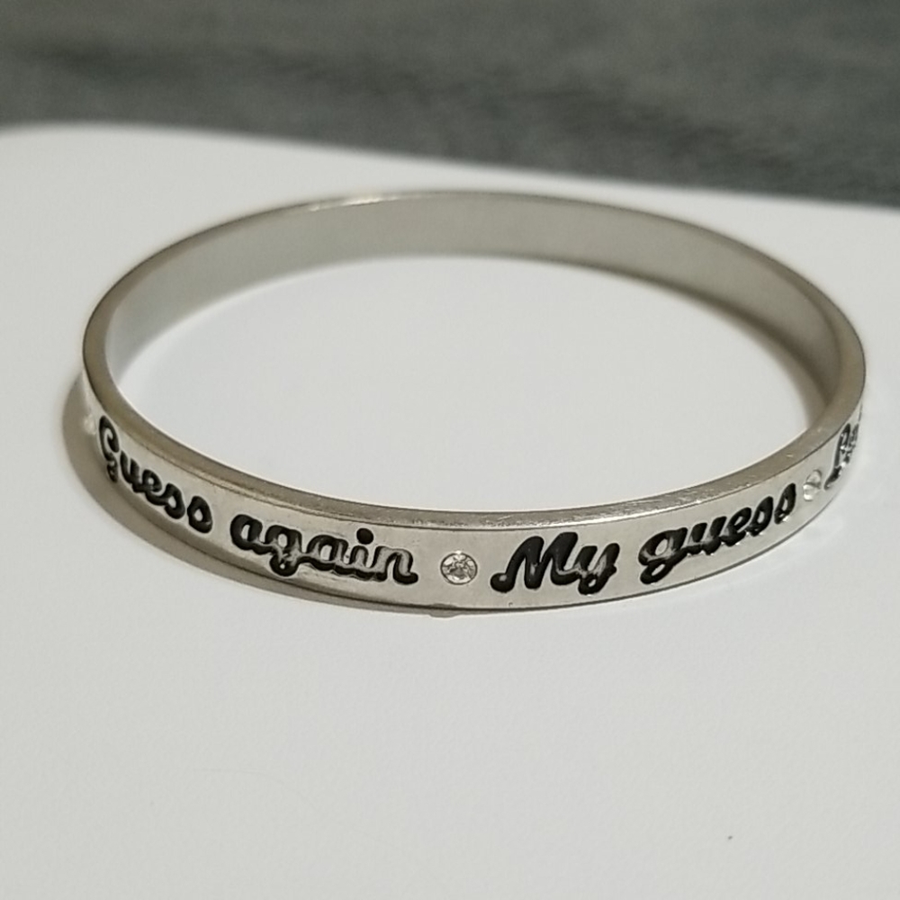 Engraved Guess Bangle